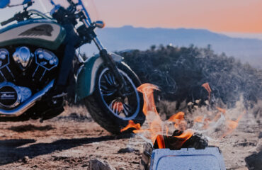 Motorcycle Camping Cooking and meals